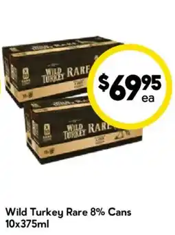 Drakes Wild Turkey Rare 8% Cans offer