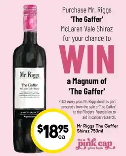 Drakes Mr Riggs The Gaffer Shiraz offer