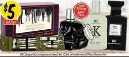 NQR DB Cologne GK Courageous or Deep Oud or Gentlemans 10 Piece Manicure Set offer