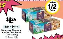 Drakes Borggreve Chocolate Almond Shortbread Cookies offer