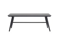 LivingStyles Marrim Wooden Bench, 120cm, Graphite offer