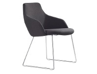 LivingStyles Oscar Fabric Breakout Chair, Charcoal offer