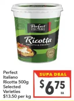 Supa Valu Perfect Italiano Ricotta offer