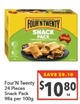 Supa Valu Four'n Twenty Snack Pack offer