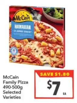 Supa Valu McCain Family Pizza offer