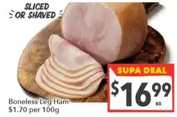 Supa Valu Boneless Leg Ham offer