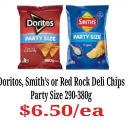 Farmer Jack's Doritos, Smith's or Red Rock Deli Chips offer