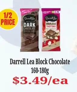 Farmer Jack's Darrell Lea Block Chocolate offer