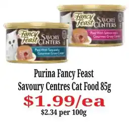 Farmer Jack's Purina Fancy Feast Savoury Centres Cat Food offer
