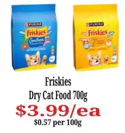 Farmer Jack's Friskies Dry Cat Food offer