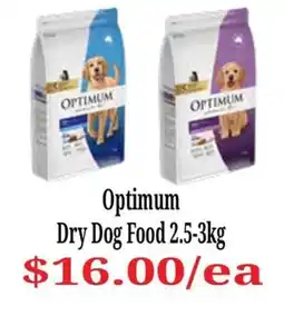 Farmer Jack's Optimum Dry Dog Food offer