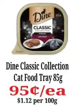 Farmer Jack's Dine Classic Collection Cat Food Tray offer