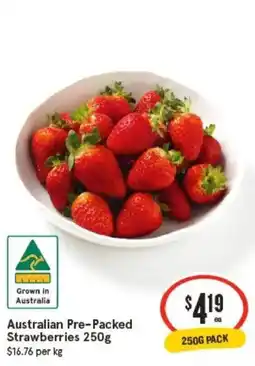 IGA Australian Pre-Packed Strawberries offer