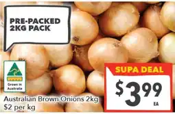 Supa Valu Australian Brown Onions offer