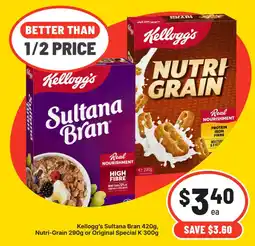 Supa Valu Kellogg's Sultana Bran offer