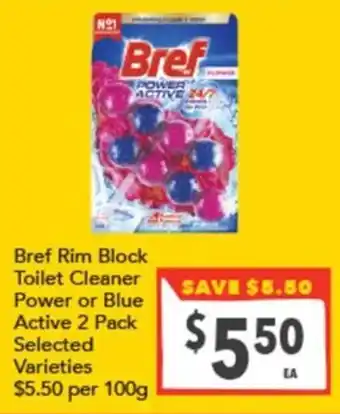 Supa Valu Bref Rim Block Toilet Cleaner offer