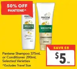 Supa Valu Pantene Shampoo or Conditioner offer