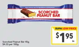 Supa Valu Scorched Peanut Bar offer