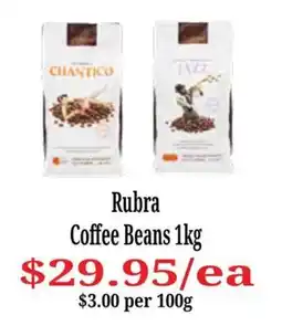 Farmer Jack's Rubra Coffee Beans offer