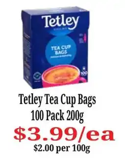 Farmer Jack's Tetley Tea Cup Bags offer