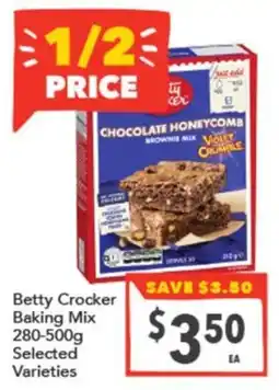 Supa Valu Betty Crocker Baking Mix Selected Varieties offer