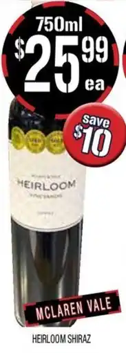 Farmer Jack's Heirloom Shiraz offer