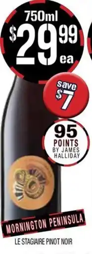 Farmer Jack's Le Stagiaire Pinot Noir offer