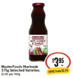 IGA MasterFoods Marinade offer