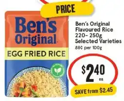 IGA Ben's Original Egg Fried Rice offer