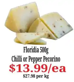 Farmer Jack's Floridia Chilli Pepper Pecorino offer