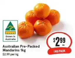 IGA Australian Pre-Packed Mandarins offer