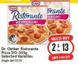 IGA Dr. Oetker Ristorante Pizza offer