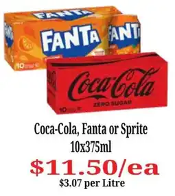Farmer Jack's Coca-Cola, Fanta or Sprite offer