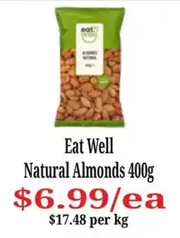 Farmer Jack's Eat Well Natural Almonds offer