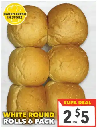 White Round Rolls