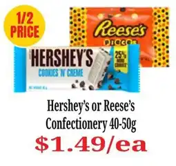 Farmer Jack's Hershey's or Reese's Confectionery offer