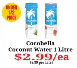 Farmer Jack's Cocobella Coconut Water offer