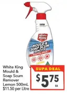 Supa Valu White King Mould & Soap Scum Remover offer