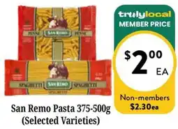 Farmer Jack's San Remo Pasta offer
