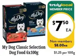 Farmer Jack's My Dog Classic Selection Dog Food offer