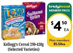 Farmer Jack's Kellogg's Cereal offer