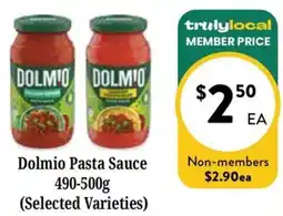 Farmer Jack's Dolmio Pasta Sauce offer