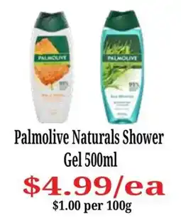 Farmer Jack's Palmolive Naturals Shower Gel offer