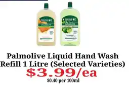 Farmer Jack's Palmolive Liquid Hand Wash Refill 1 Litre offer