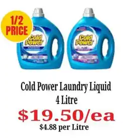 Farmer Jack's Cold Power Laundry Liquid offer