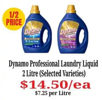 Farmer Jack's Dynamo Professional Laundry Liquid offer