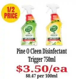 Farmer Jack's Pine O Cleen Disinfectant Trigger offer