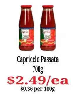 Farmer Jack's Capriccio Passata offer