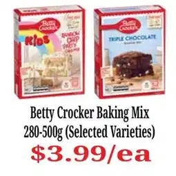 Farmer Jack's Betty Crocker Baking Mix offer