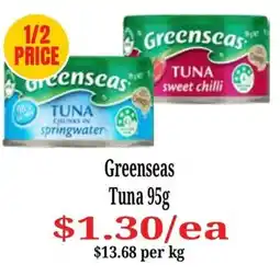 Farmer Jack's Greenseas Tuna offer